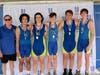 Mid-Atlantic Championship Silver Medalists from L-R:
Coach Steve Hall; Ethan Cabucana; Santi Cingolani; Hunter Labandeira; Max Henceroth and Lex Lauer