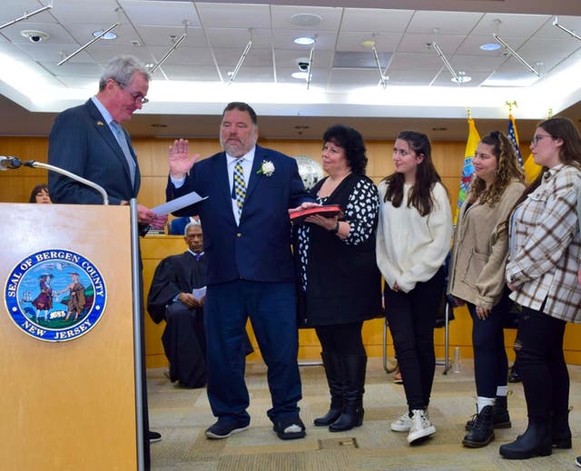 NJ Governor Swears In Bergen Co. Commissioners To Third Terms Mahwah