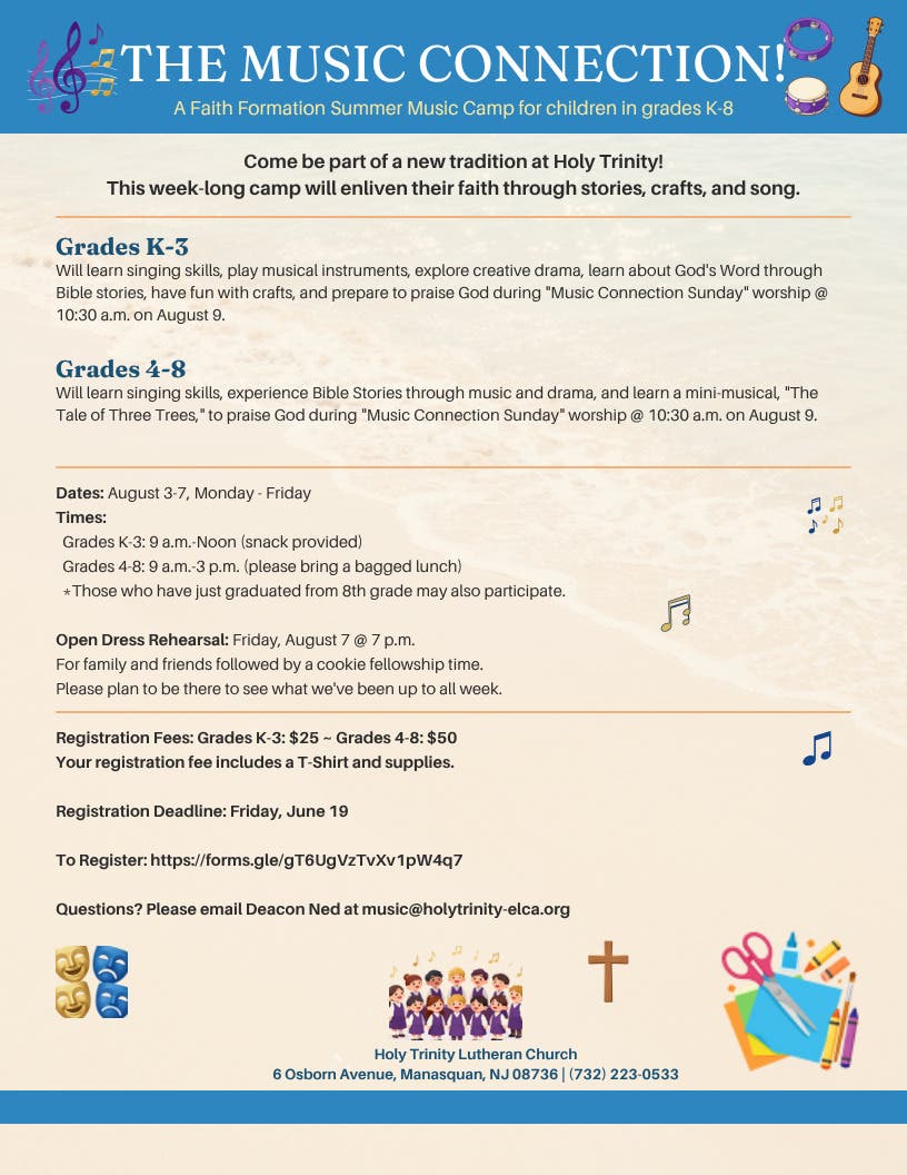 Music Summer Camp! Registration Open Until June 19!