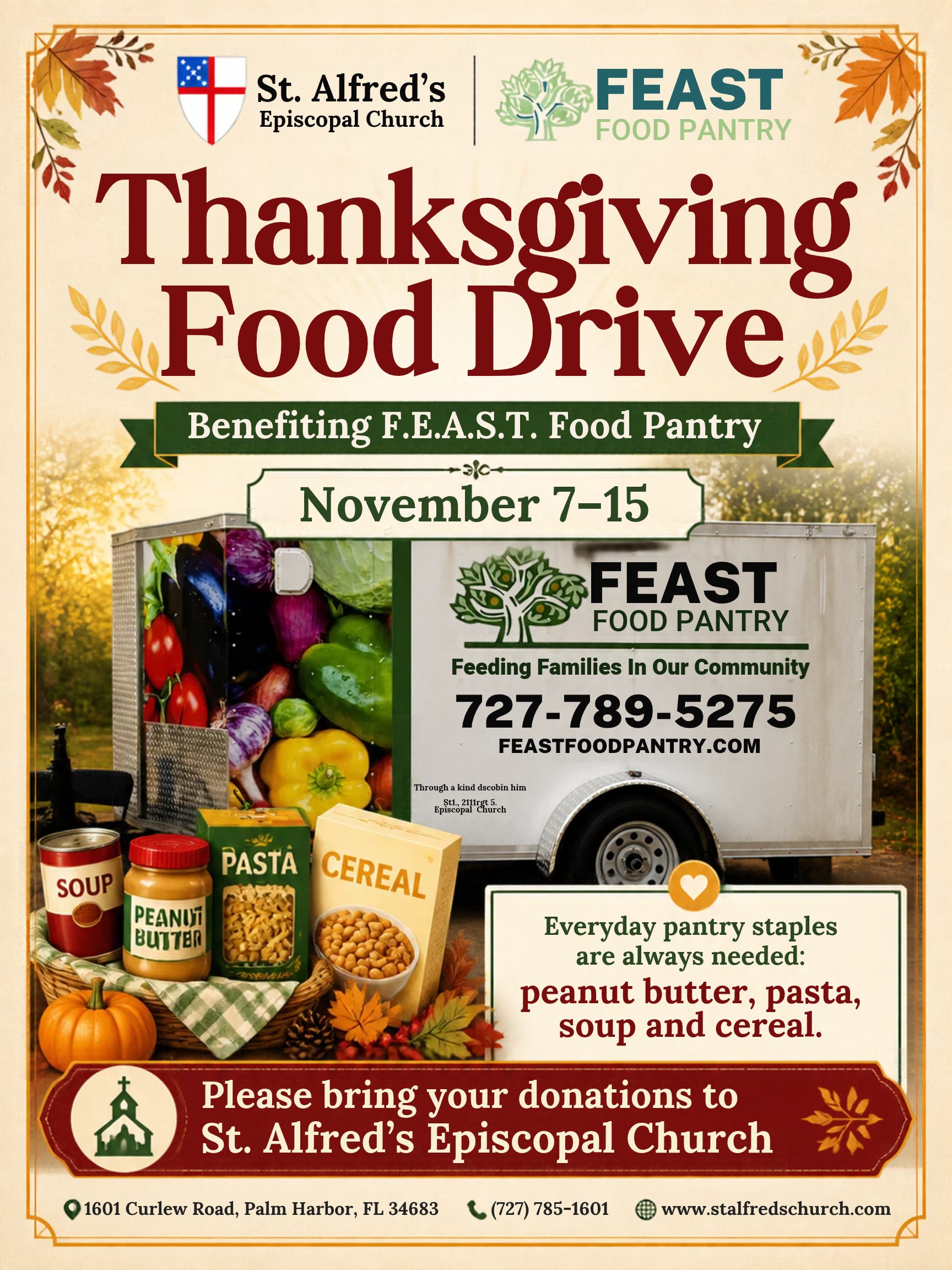 Thanksgiving Food Donation Drive