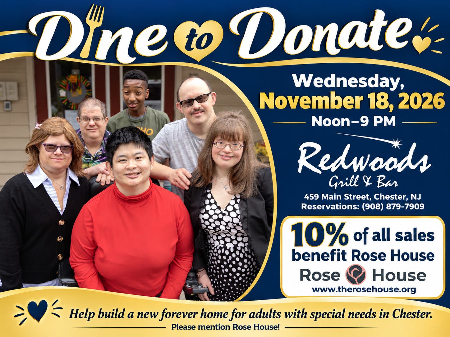 Dine Out for Special Needs Housing in Chester