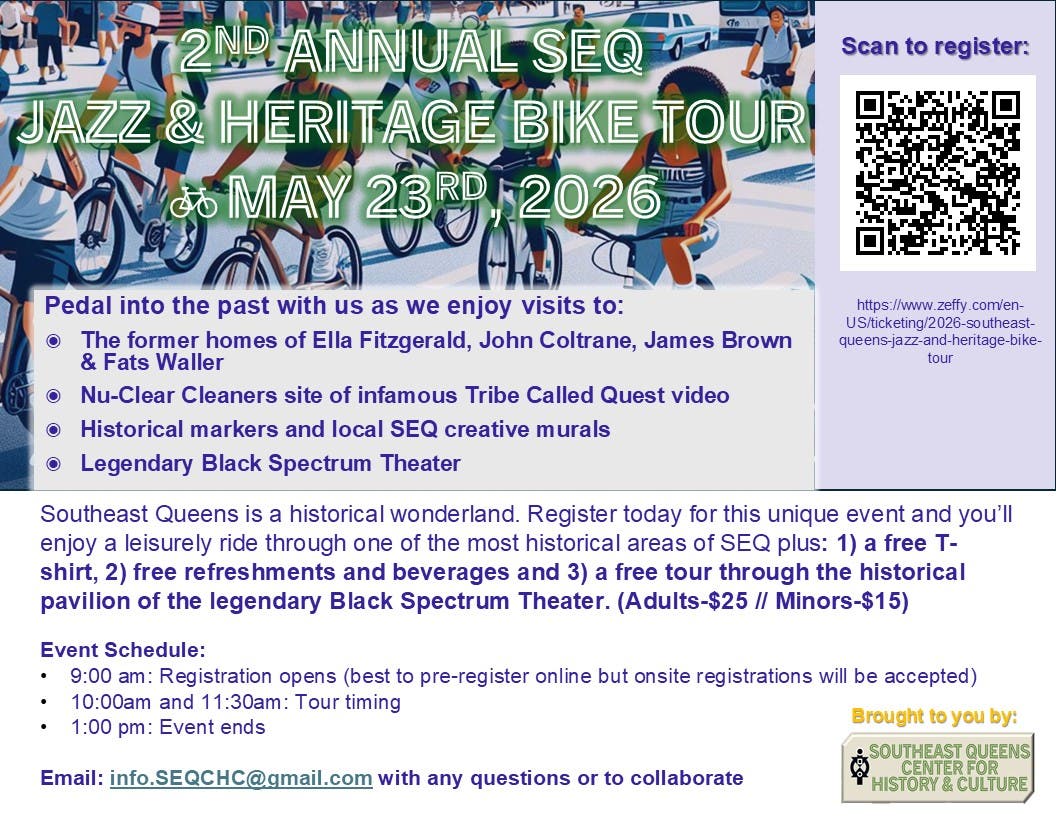 2nd Annual Seq Jazz & Heritage Bike Tour