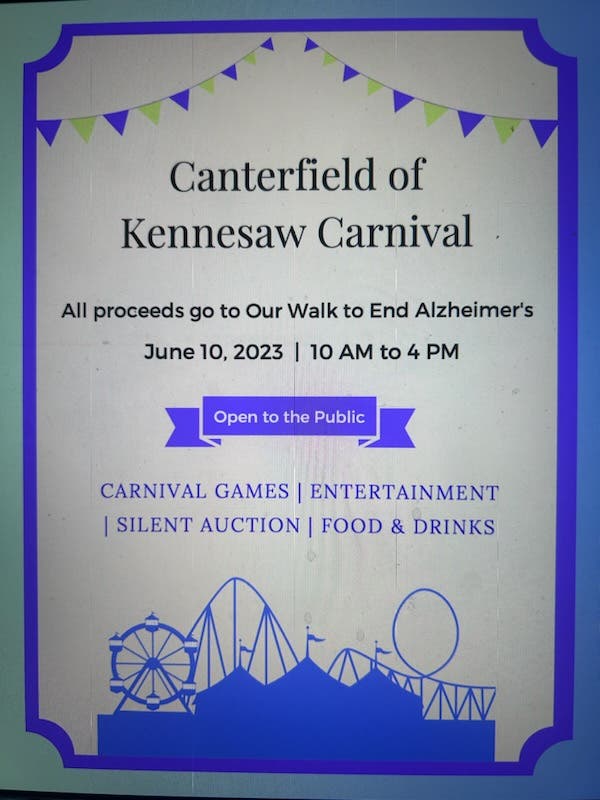 Kennesaw Events Calendar for June 9, 2023 - Kennesaw, GA Patch