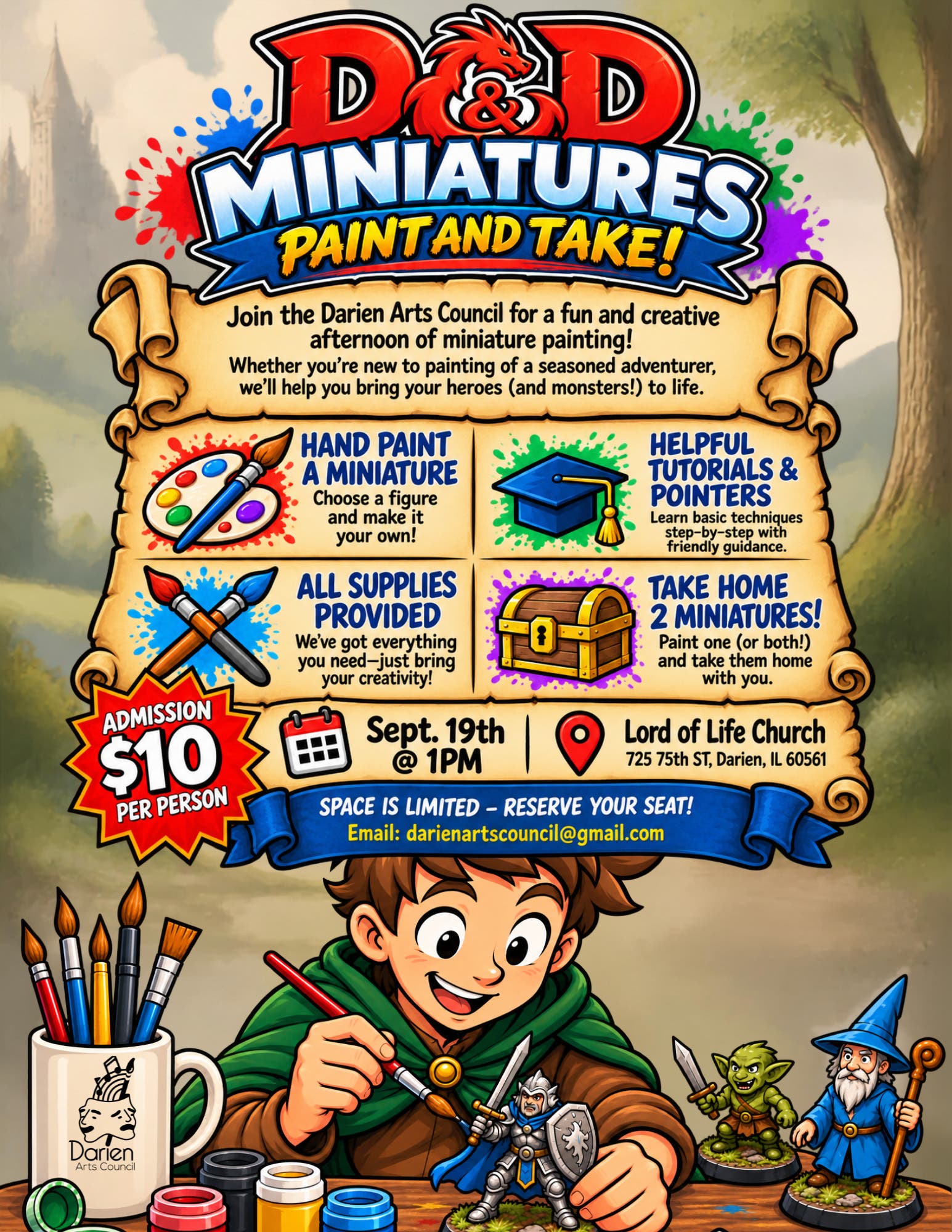 D&D Miniatures Paint And Take!
