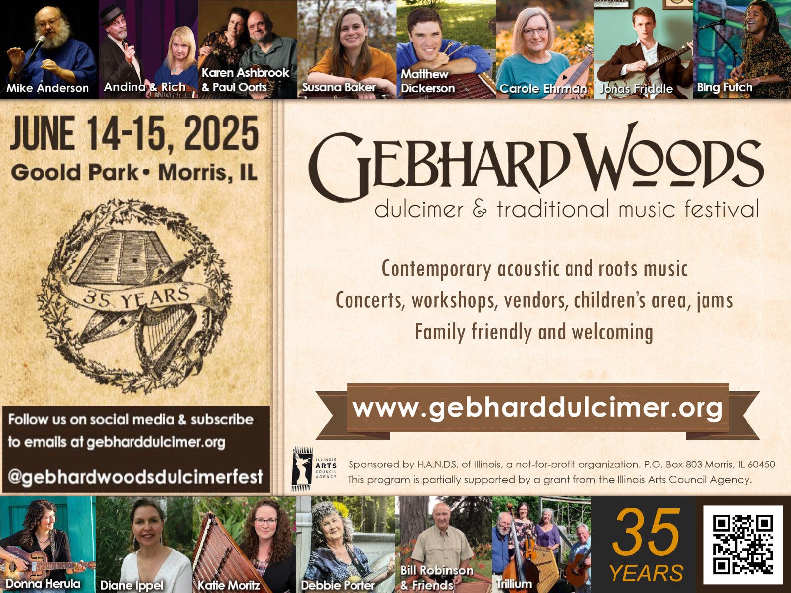 Jun 14 | Gebhard Woods Dulcimer & Traditional Music Festival | Homer ...