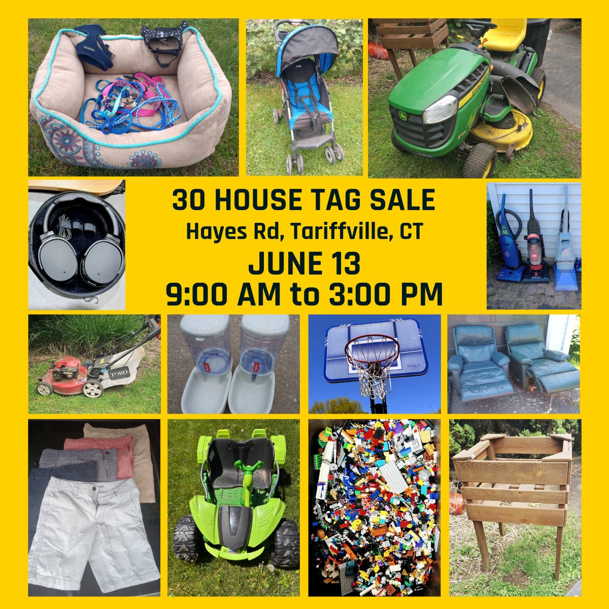 30 House Tag Sale - June 13