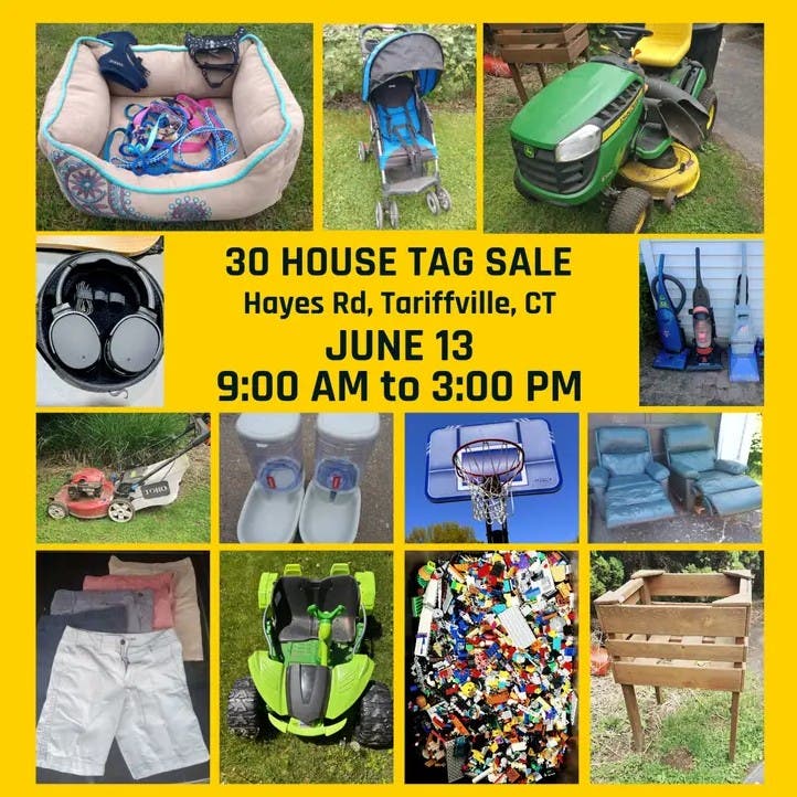30 House Tag Sale - June 13