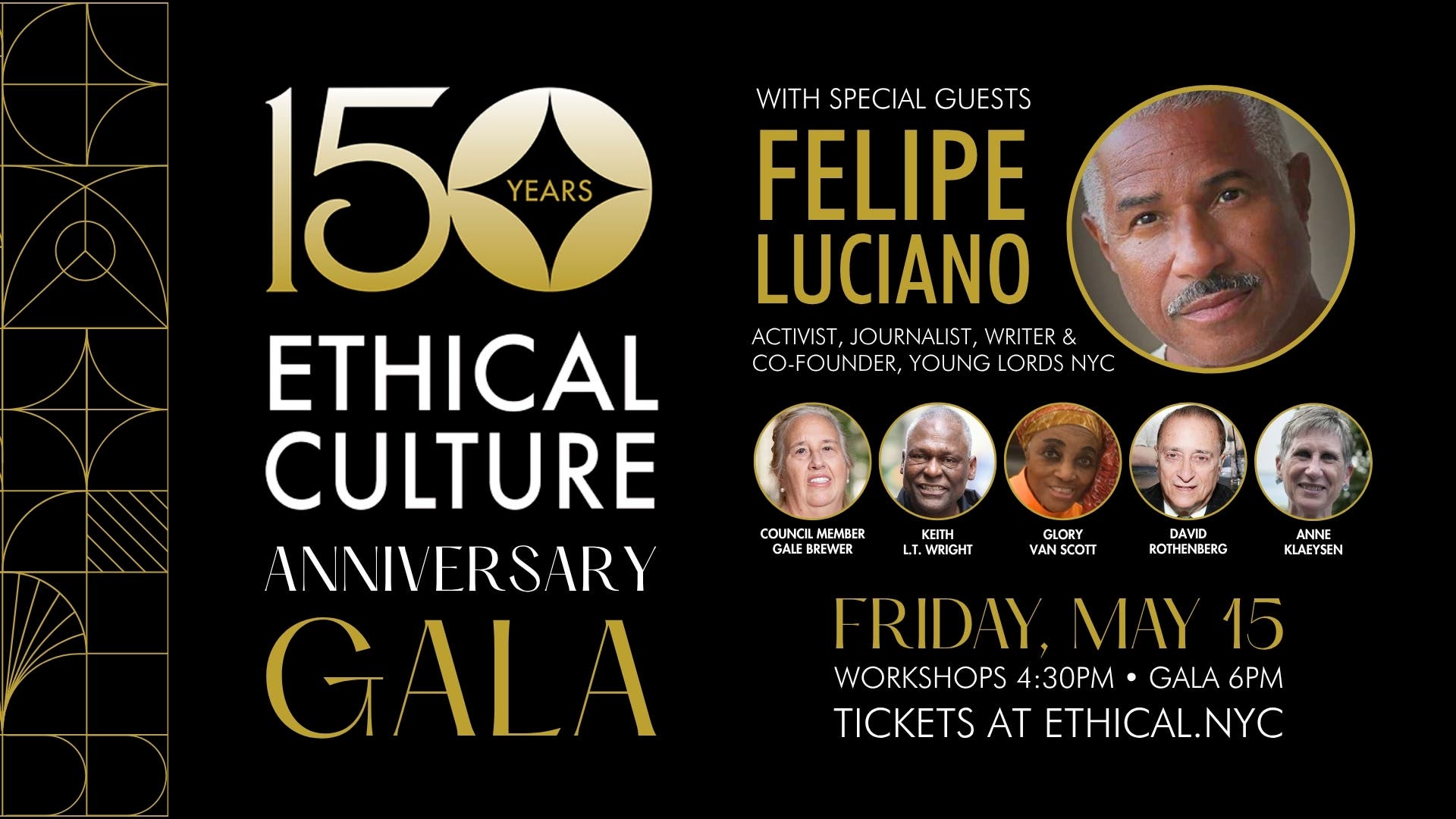 New York Society for Ethical Culture 150th Anniversary Gala