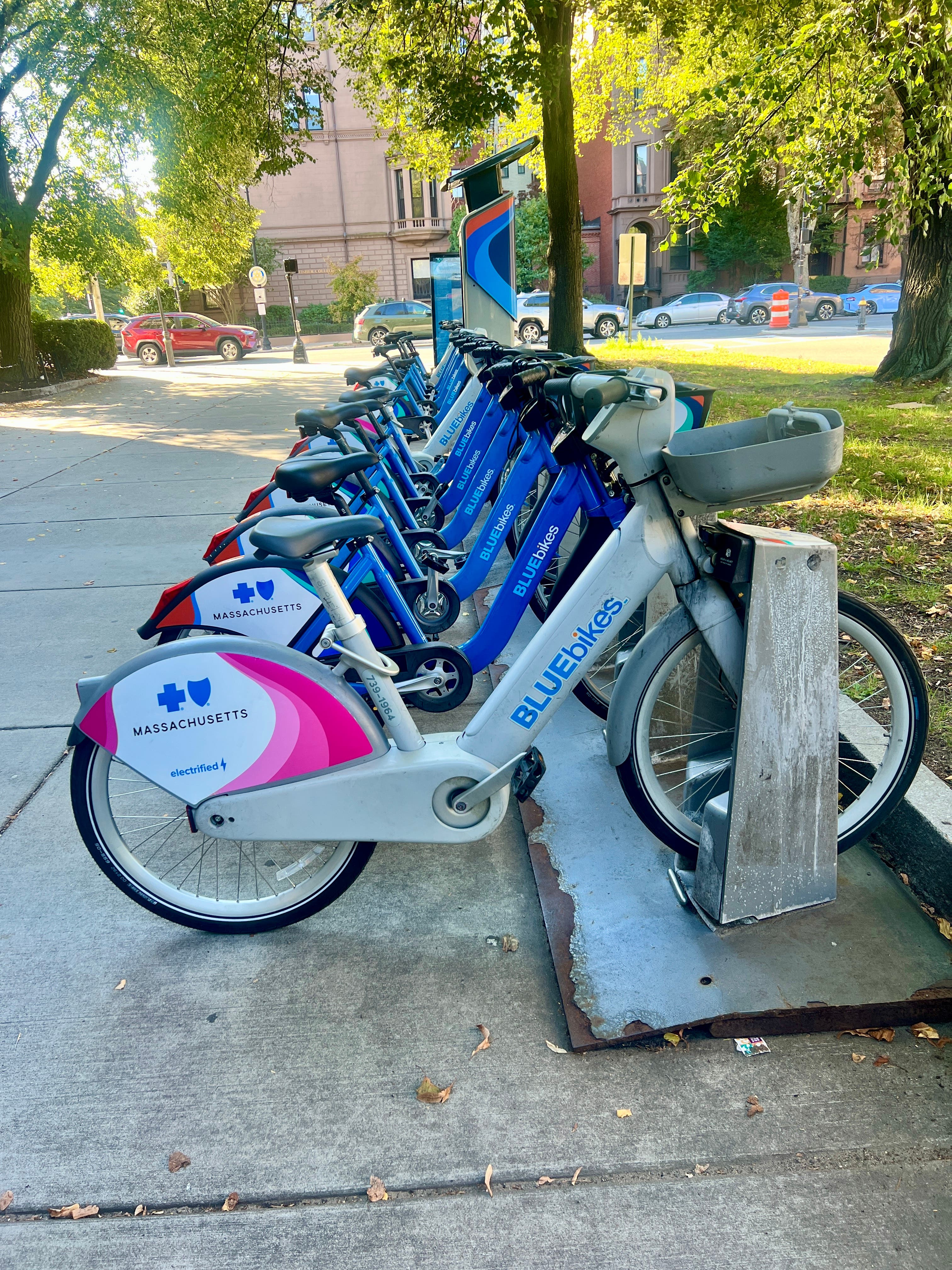 Blue Cross Blue Shield of MA Honors Breast Cancer Awareness Month with Pink-Wrapped Bikes