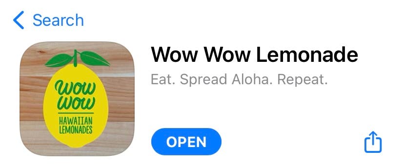Wow Wow Hawaiian Lemonade Livermore 