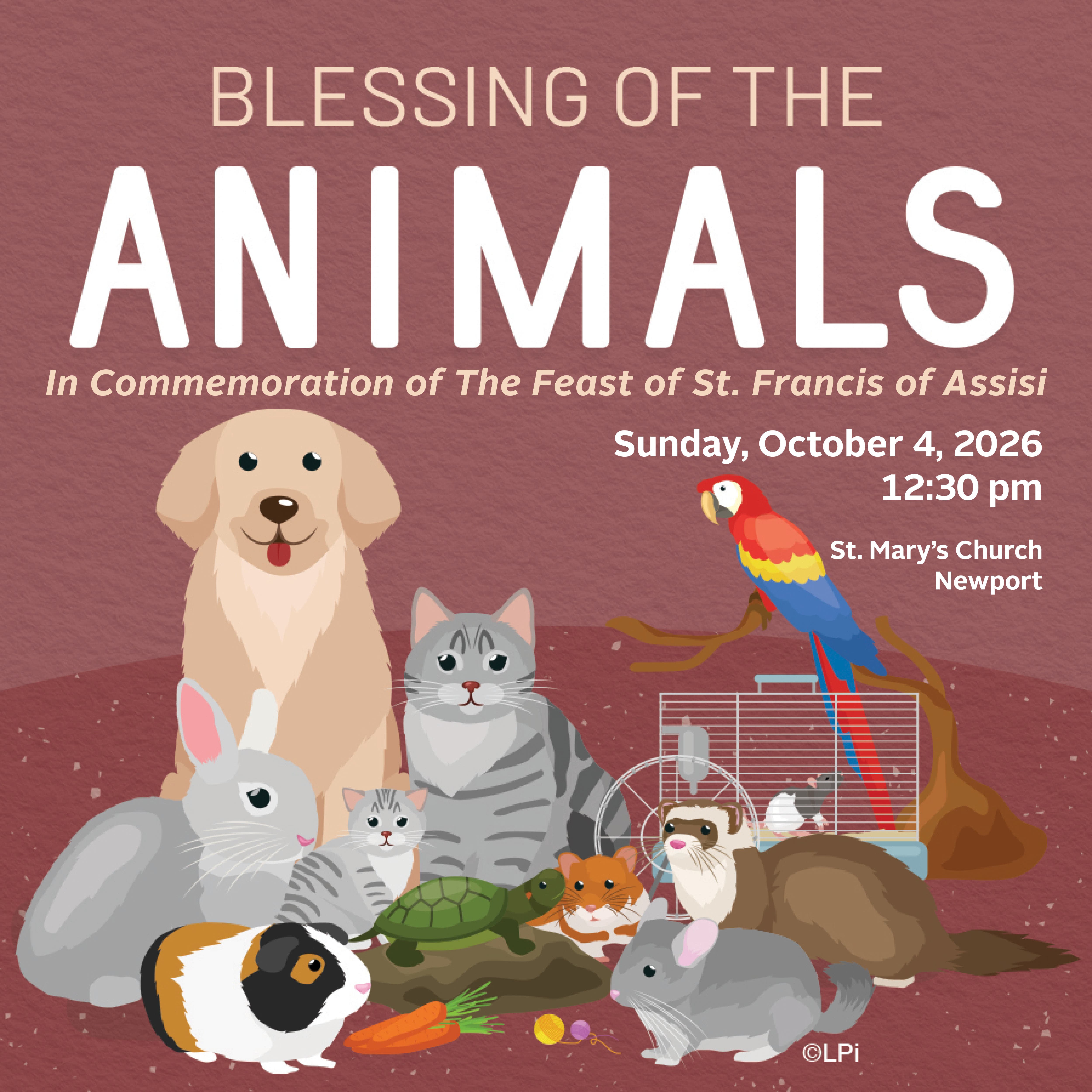 Blessing of the Animals at St. Mary's Church