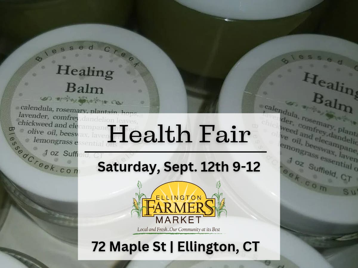 Health Fair at the Ellington Farmers Market