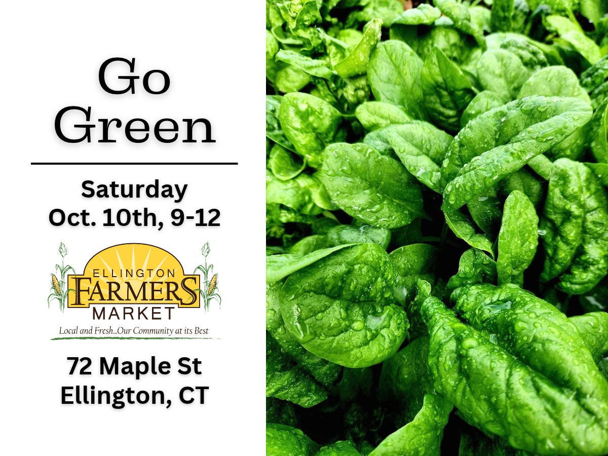 Go Green at the Ellington Farmers Market
