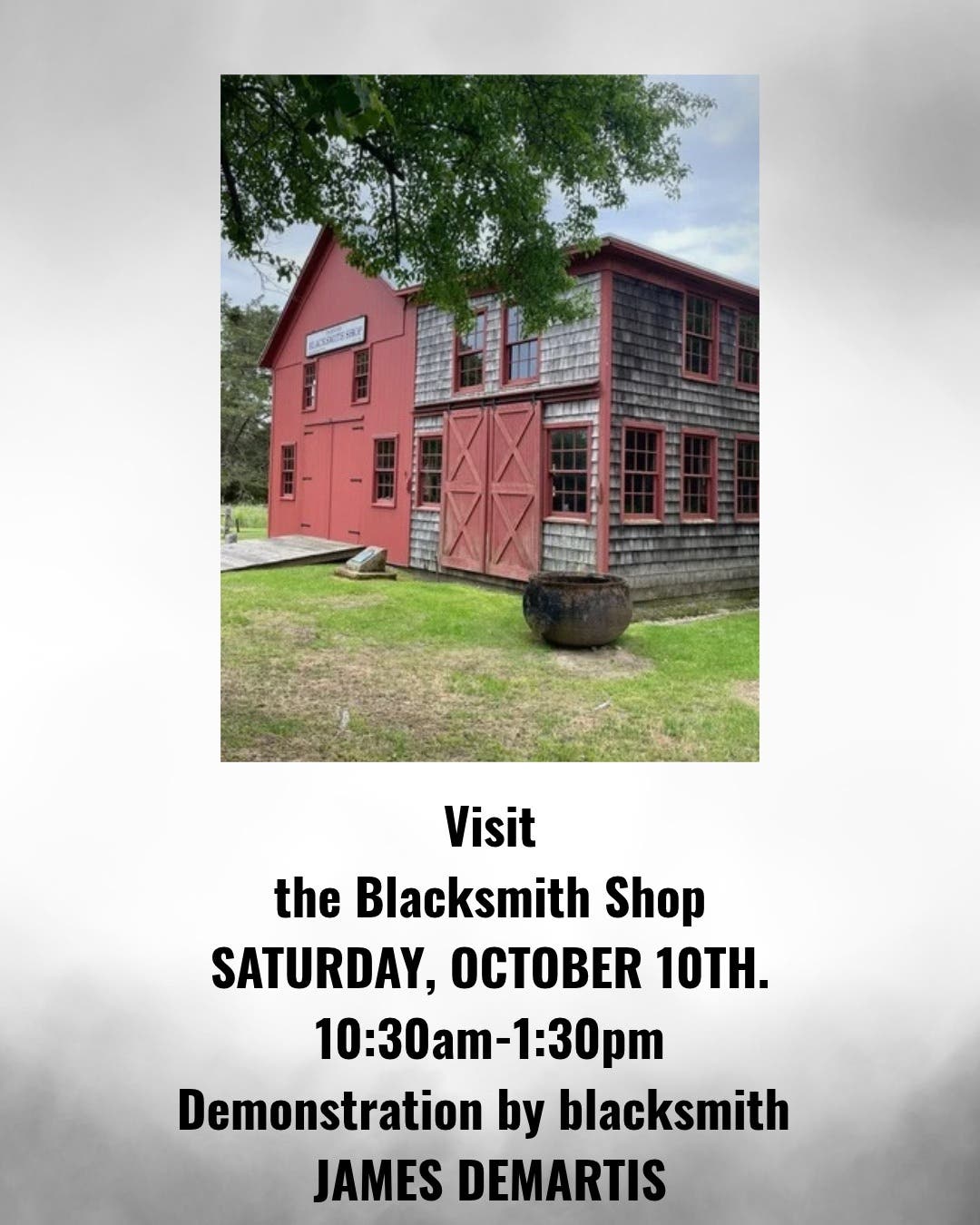 Blacksmith Demonstration with James DeMartis