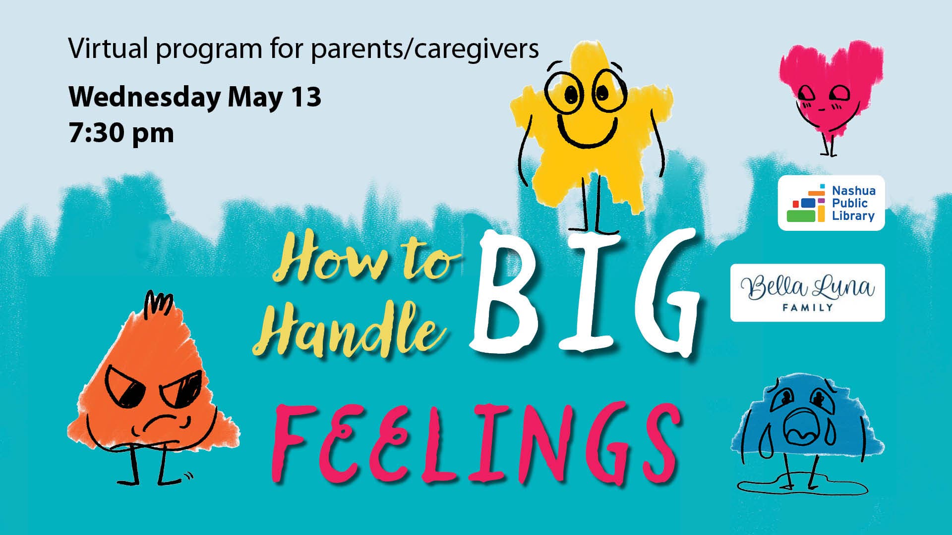 How to Handle Big Feelings - Virtual 