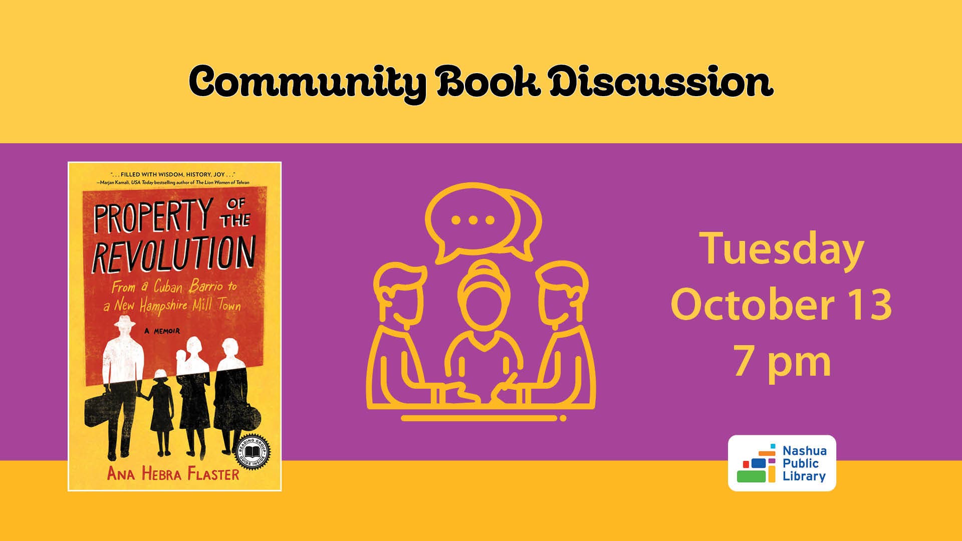 Community Book Discussion - "Property of the Revolution"