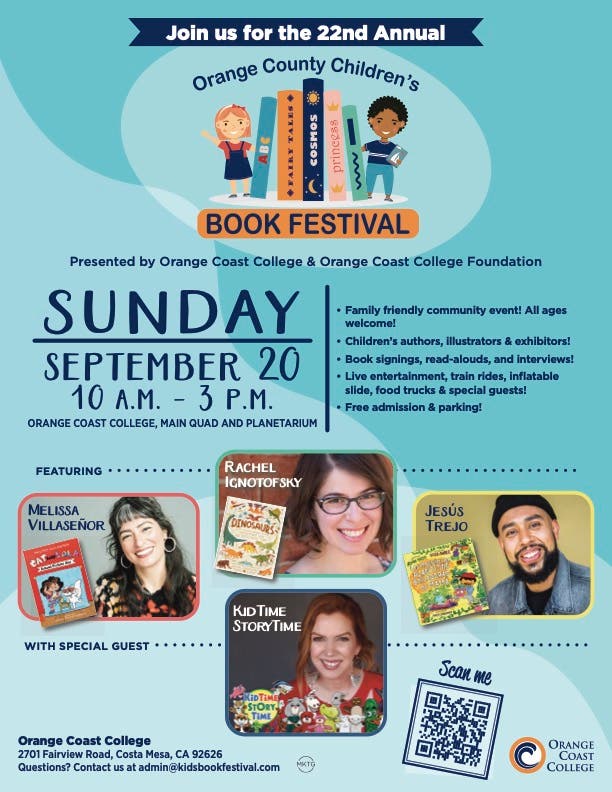 22nd Annual Orange County Children's Book Festival