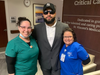 Rodney made the rounds at St. Vincent’s to thank those who cared for him in the ER and the Critical Care Unit. 