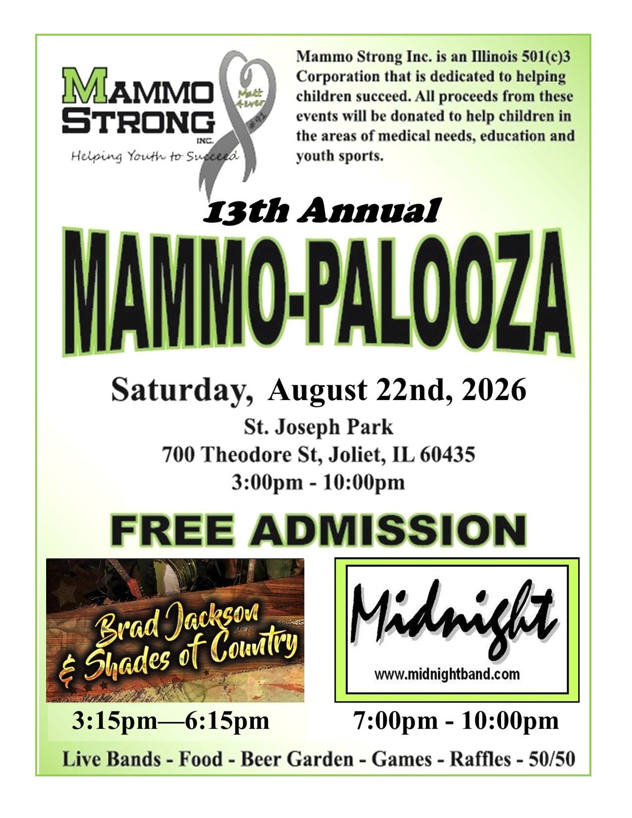 13th Annual Mammo-Palooza