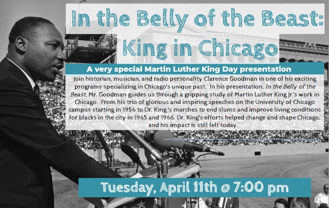 Apr 11 In the Belly of the Beast King in Chicago Yorkville, IL Patch