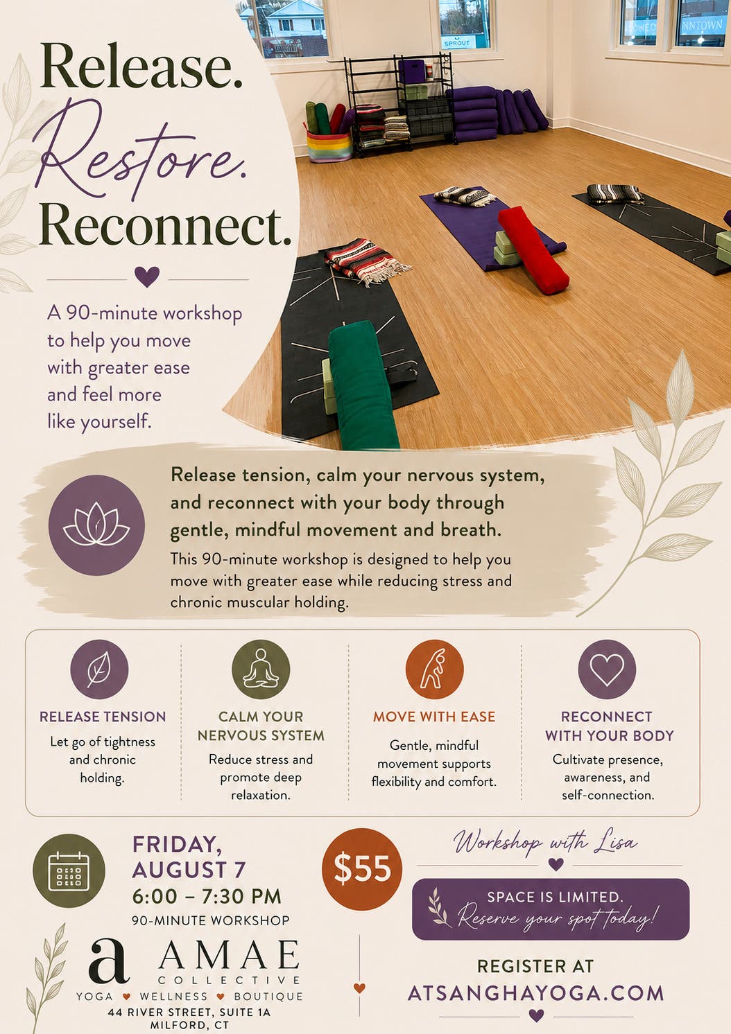 Release. Restore. Reconnect.