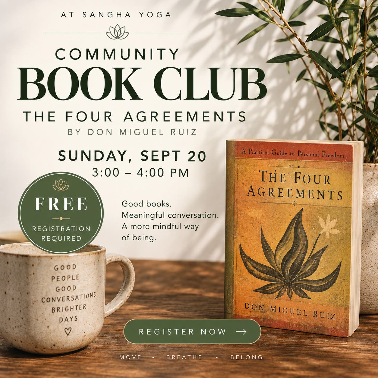 FREE Community Book Club: The Four Agreements