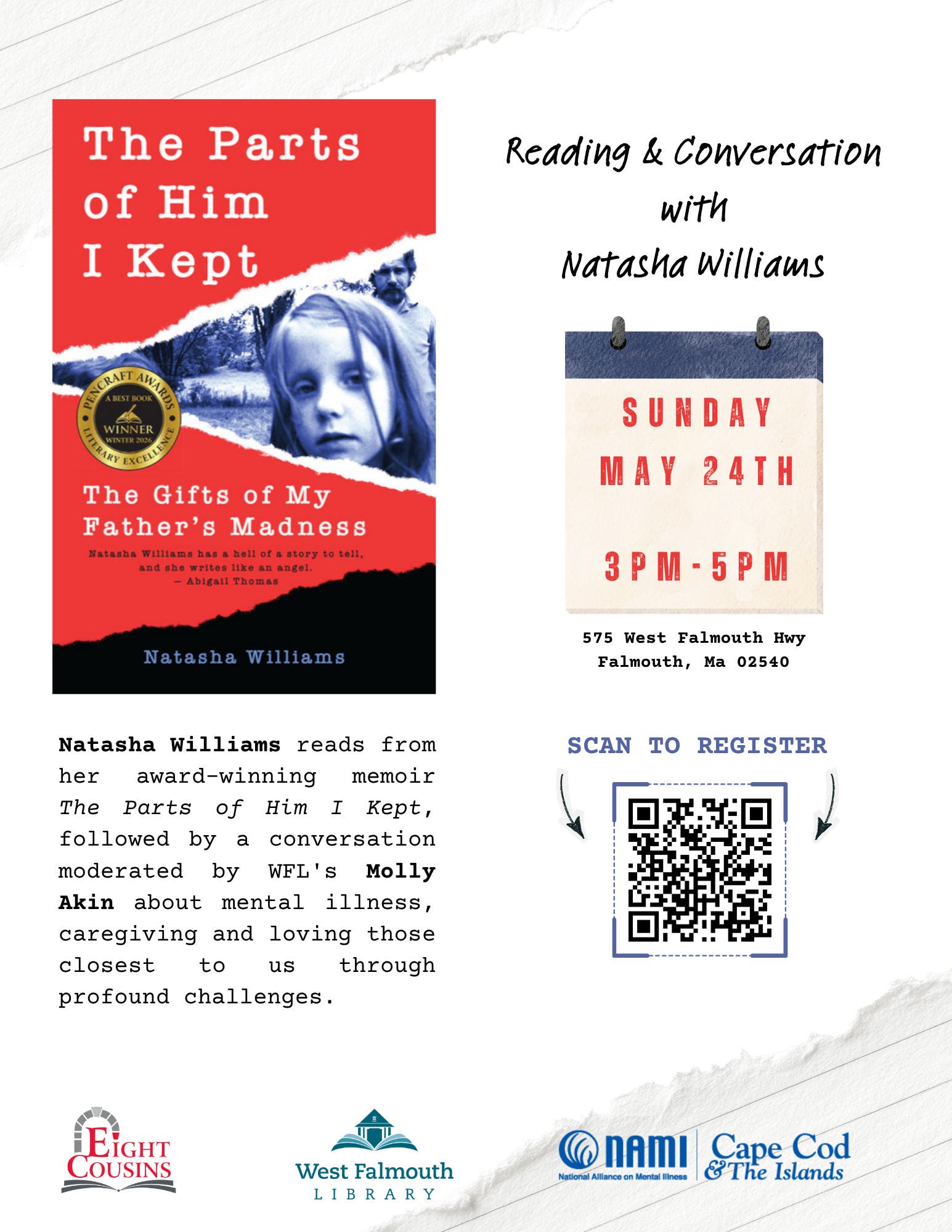 Natasha Williams – A Reading and Conversation