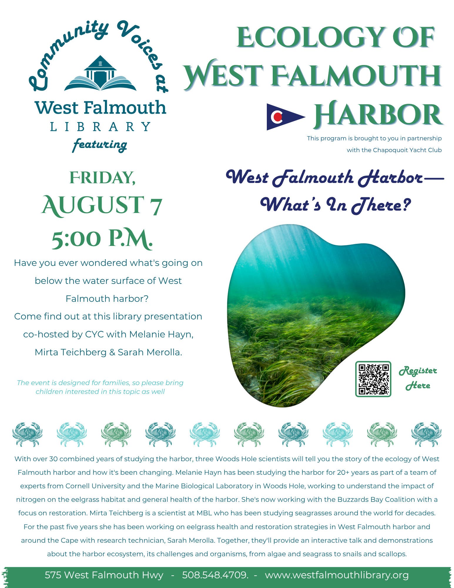 Ecology of West Falmouth Harbor
