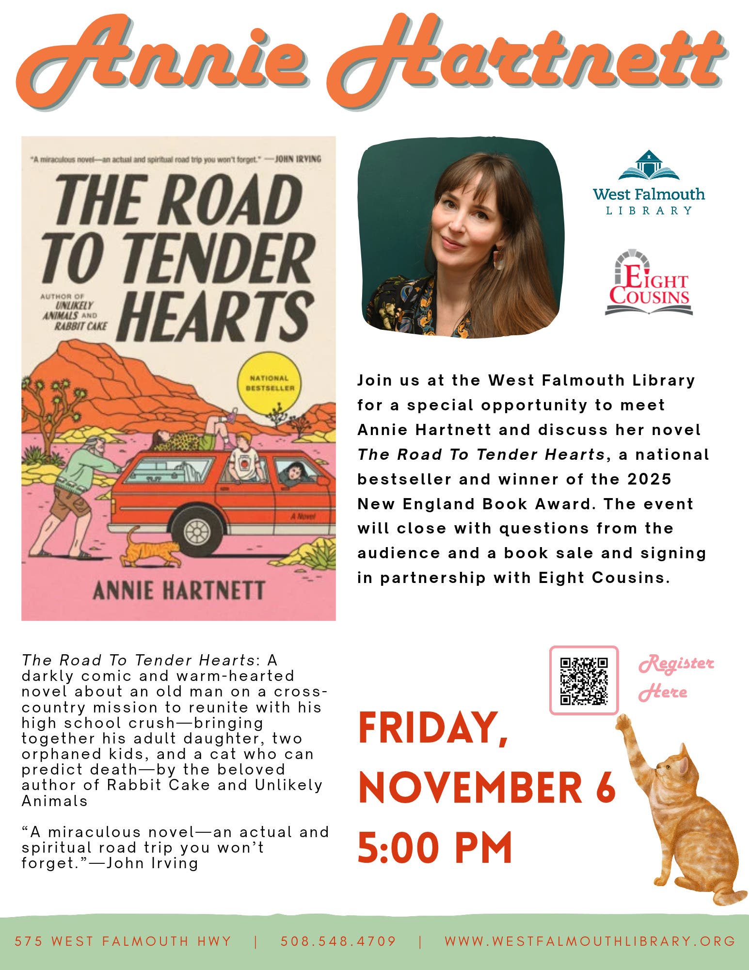 Author Talk with Annie Hartnett