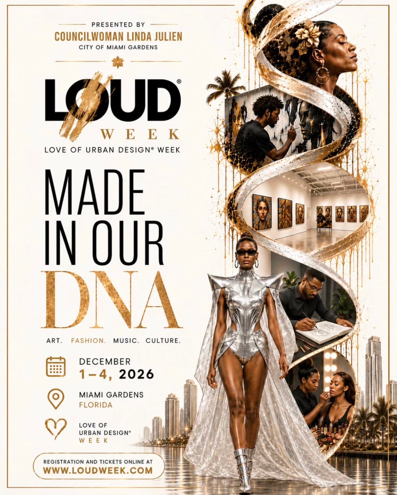 Love of Urban Design & Councilwoman Linda Julien Announce LOUD WEEK Returning to Miami Gardens