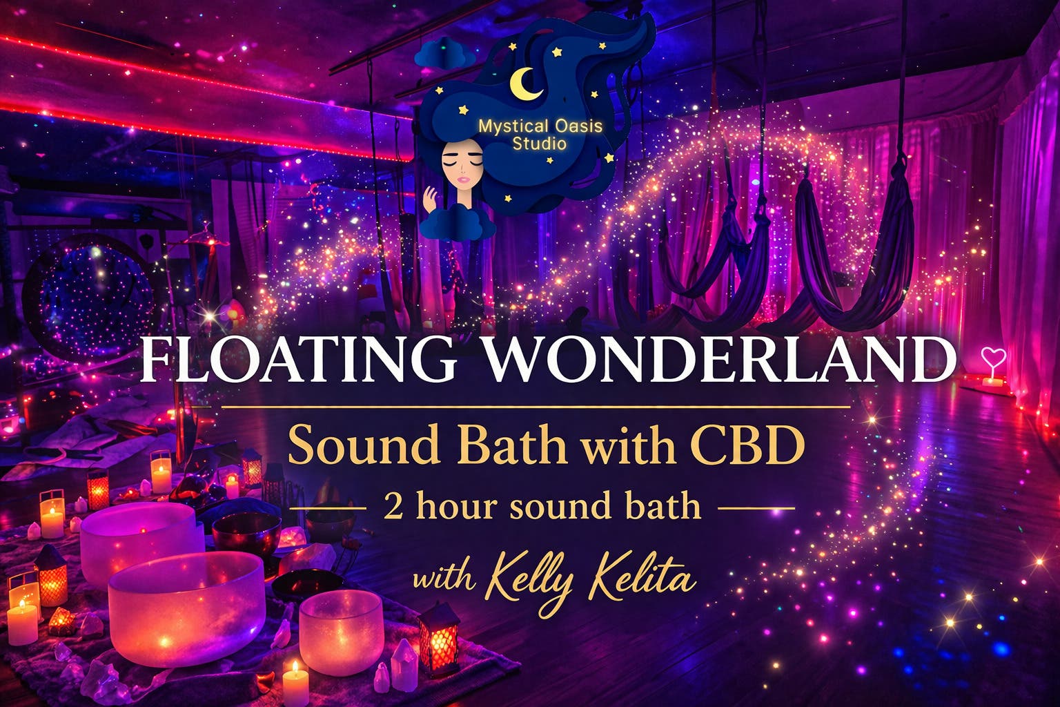 Floating Wonderland 2 Hour Sound Bath with CBD