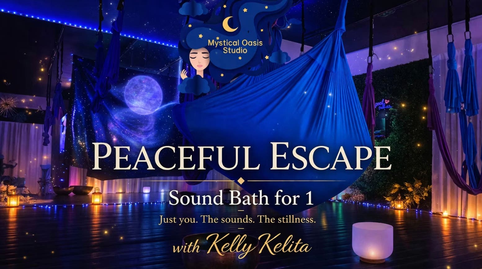 Peaceful Escape -Private 1 hr Sound Bath - one person w/ CBD