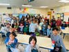 Lieutenant Governor Antonio Delgado visits Claremont School in Ossining.