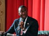Dr. Yusef Salaam passionately shares his powerful journey and insights, inspiring Ossining High School students during the presentation.
