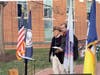 Vincent Knapp after receipt of the SAR Wounded Warrior coin and certificate.  L-R:  Barry Schwoerer, Vincent Knapp
