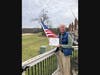 Richard Ryan of Ashburn with the SAR Certificate of Commendation for Retirement of unserviceable Flags of the United States
