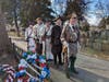 Musket squad with Squad Commander Barry Schwoerer far right