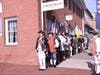 Color Guard Lined up ready to advance the colors (Flags)