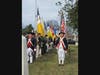 Color Guard preparing to advance the colors.  Ken Bonner, SMJC, Color Guard Command far right