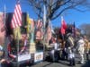 Right side of float showing a miniature Statue of Liberty