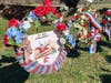 Sgt Maj John Champe Wreath in the Madison Cemetery at Montpelier