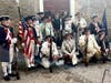 Color Guard Members at the door to Historic Bruton Parish Church in Williamsburg, VA