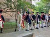 Color Guard Preparing to Advance Colors.  Sgt Maj John Champe member Ken Bonner with rifle 2nd from left