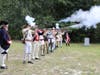 Combined SAR Musket Squad firing a volley
