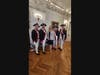 The Color Guard with the Regent of the Lanes Mill Chapter, VA DAR. L-R:  Brett Osbor, Ken Bonner, Anita Bonner, Rick Abbott, Bill Schwetke