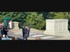 SAR President General Darryl Addington presenting the SAR Wreath at the Tomb of the Unknowns