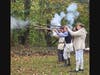 Musket Volley. R-L:  Ken Bonner, Barry Schwoerer, Mark Sink