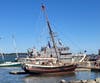 Sailing vessel LUNA at dock at the Yorktown pier