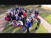 The Compatriots of Sons of the American Revolution and ladies of Daughters of the American Revolution who attended the sign dedication.  SMJC Chapter member Ken Bonner top row, third from left.