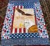 1st quilt raffled.  Made by Paula Schwoerer